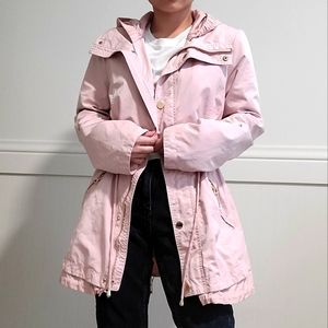 Guess Pink Rain Jacket M